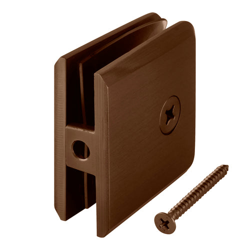 Puerta para ducha Sistema Corredizo Modelo Lusso con Vidrio Temperado Claro esp 8 mm - Modulación en L - Apertura de ambas Puertas - Accesorios Color Rose Gold