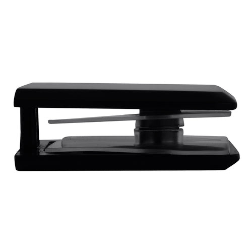 Puerta para ducha Sistema Batiente con Vidrio Temperado Claro esp 8 mm - Modulación en L - Accesorios negro mate