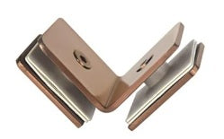 Conector 90 grados Vidrio vidrio