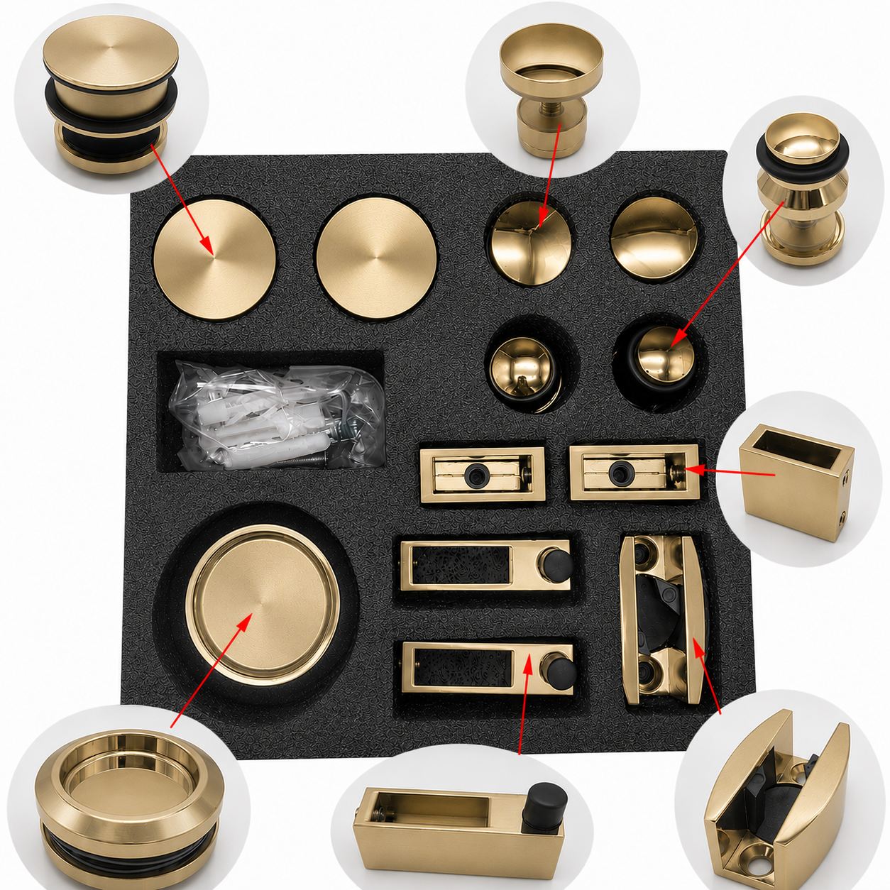 KIT PUERTA CORREDIZA LUSSO